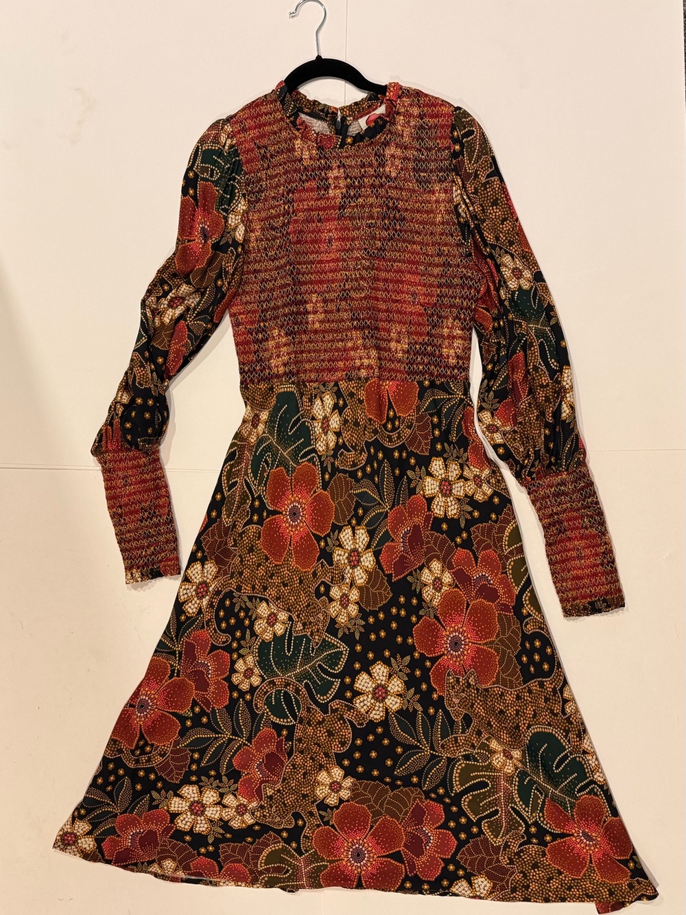 Farm Rio Floral Print Midi Dress
